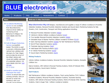 Tablet Screenshot of blueelectronics.com.au